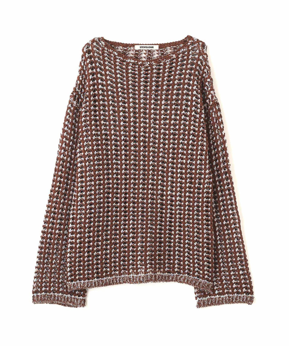 「STEVELOUR」シャイニーレースニットトップス 6695222327