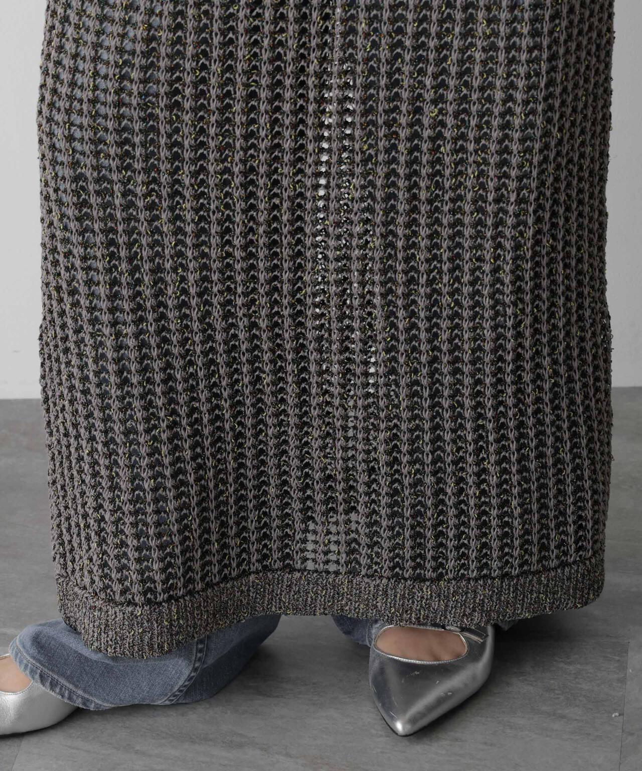 「STEVELOUR」シャイニーレースニットワンピース 6695222328