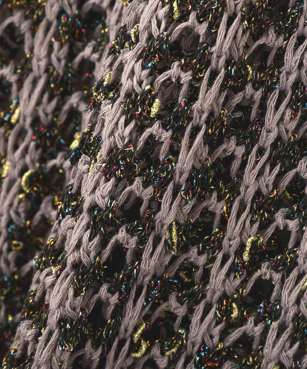 「STEVELOUR」シャイニーレースニットワンピース 6695222328