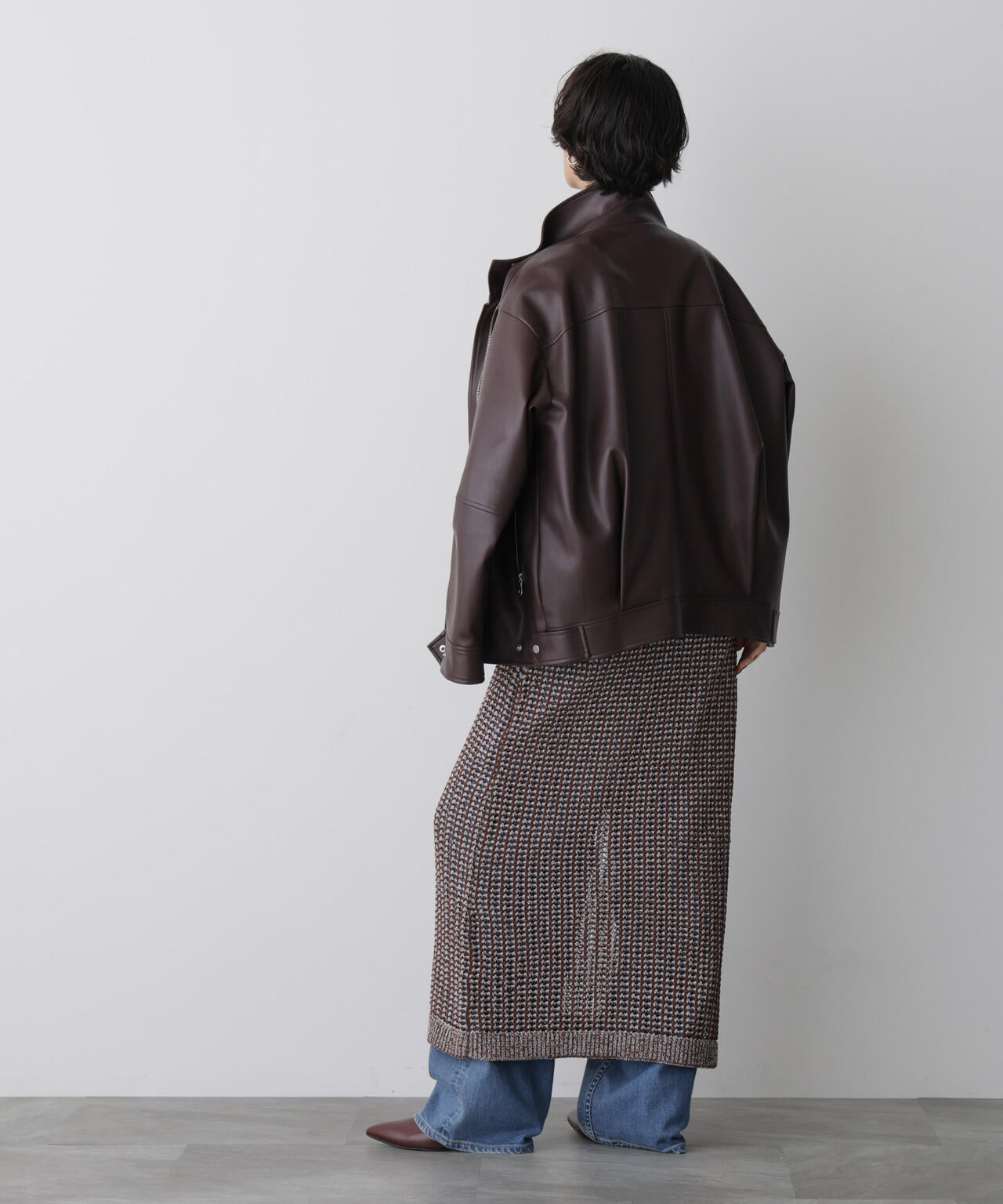 「STEVELOUR」シャイニーレースニットワンピース 6695222328