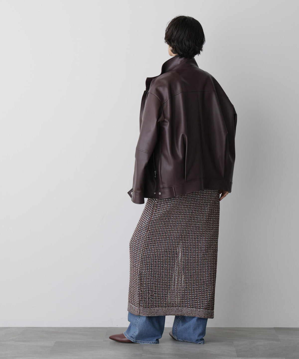 「STEVELOUR」シャイニーレースニットワンピース 6695222328