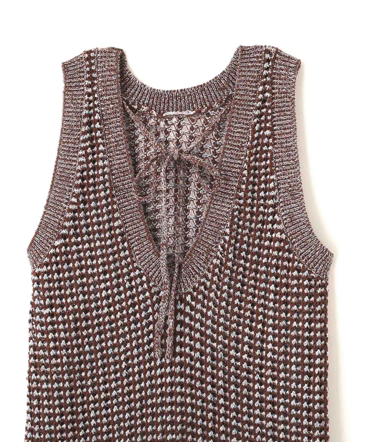 「STEVELOUR」シャイニーレースニットワンピース 6695222328