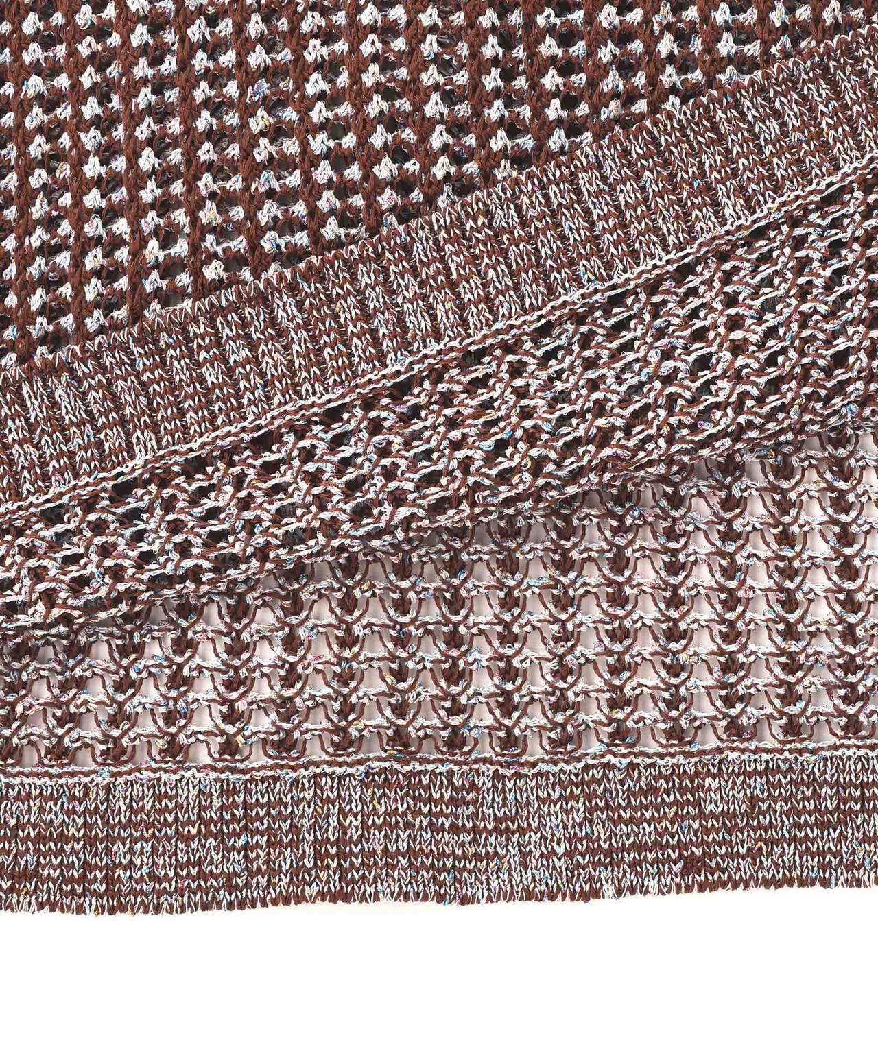 「STEVELOUR」シャイニーレースニットワンピース 6695222328