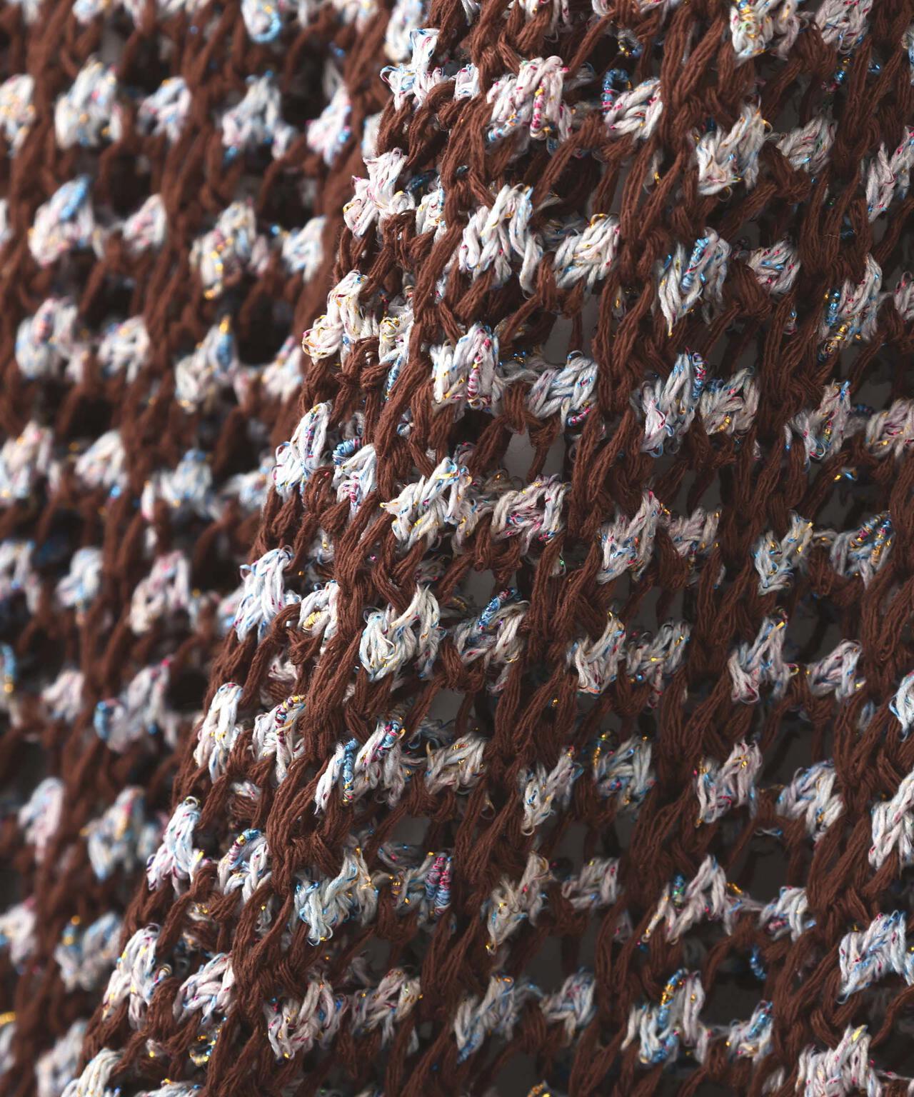 「STEVELOUR」シャイニーレースニットワンピース 6695222328