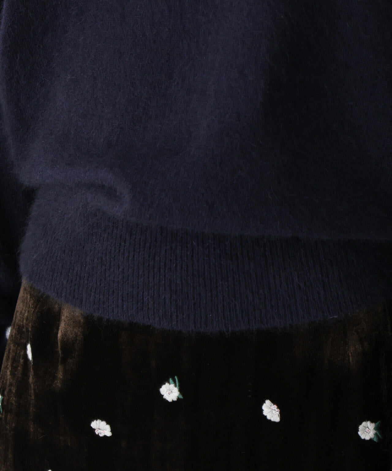 「STEVELOUR」スキッパーポロ衿ソフトタッチニット 6695222330