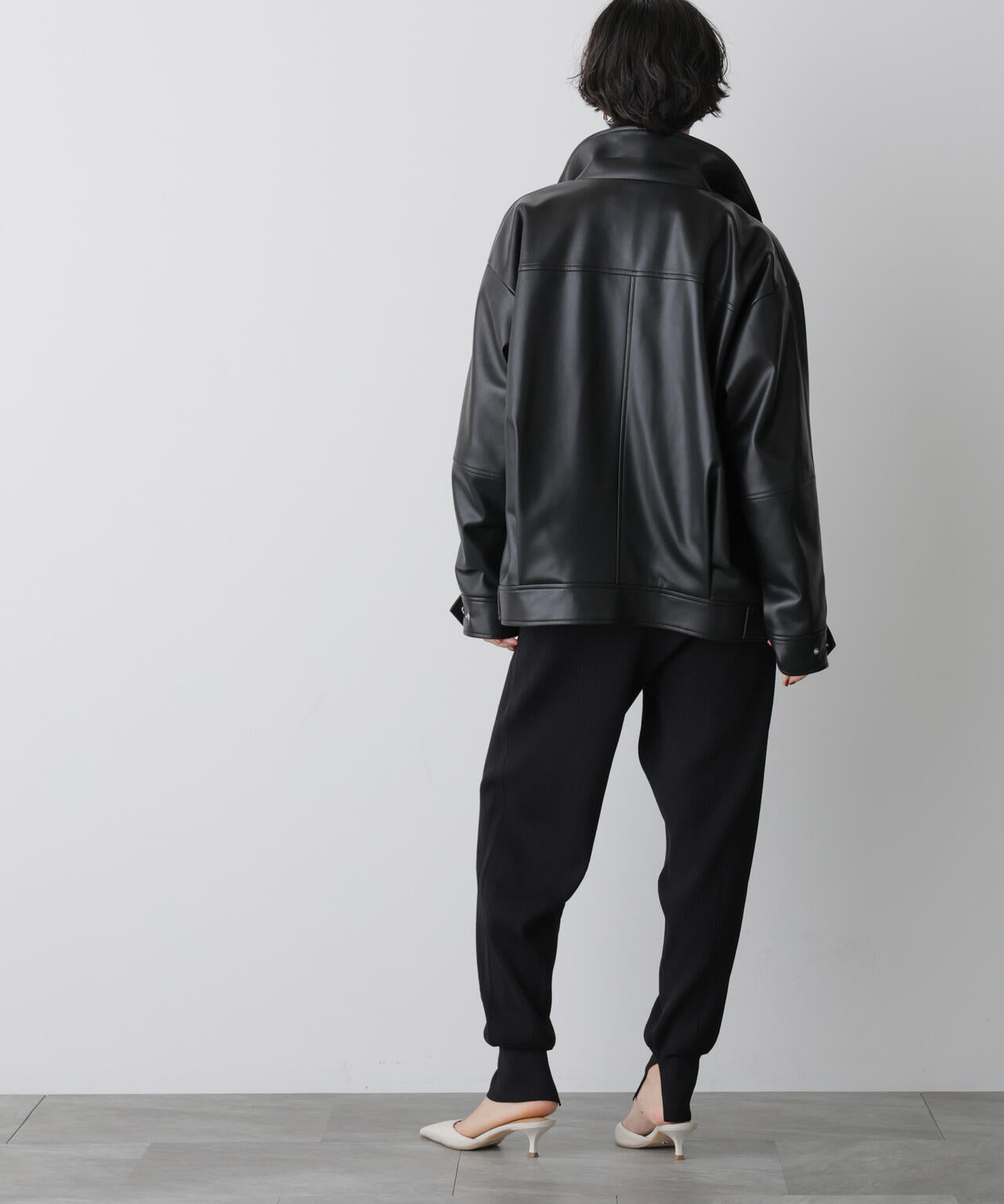 「STEVELOUR」裾リブニットパンツ 6695222332