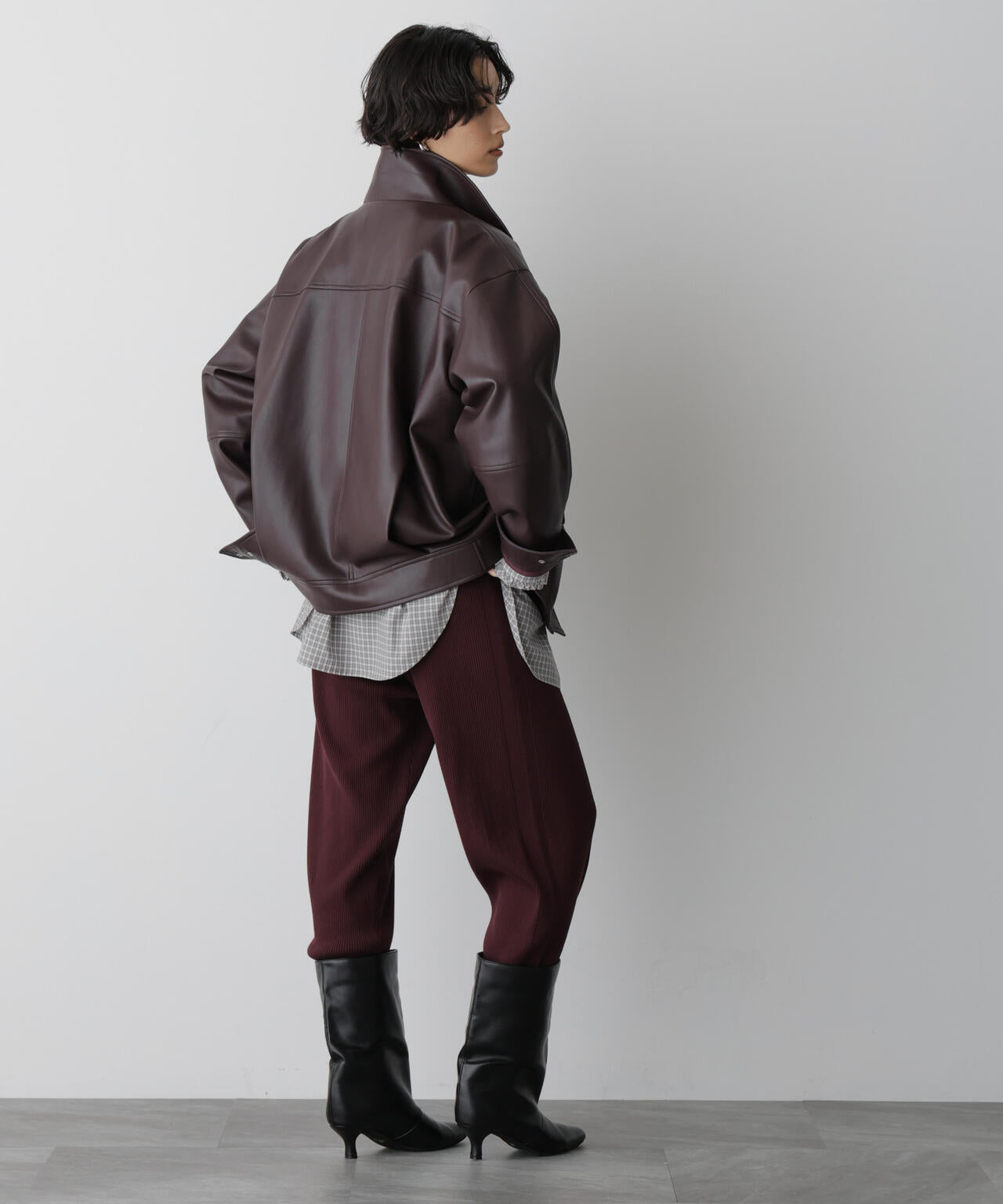 「STEVELOUR」裾リブニットパンツ 6695222332