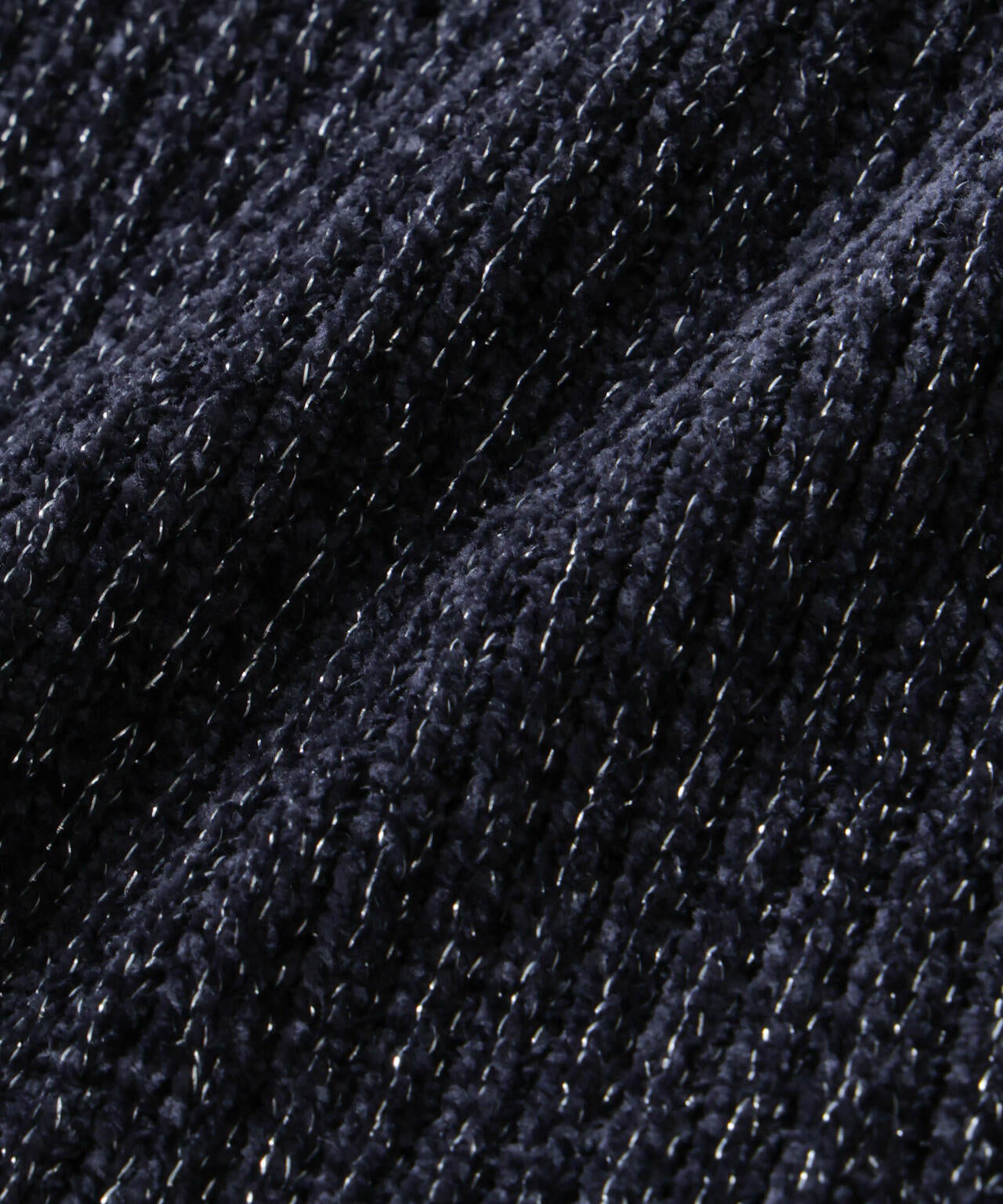 ラメモールワイドリブ前後2WAYフレアスリーブニット(セットアップ可) 6695222334