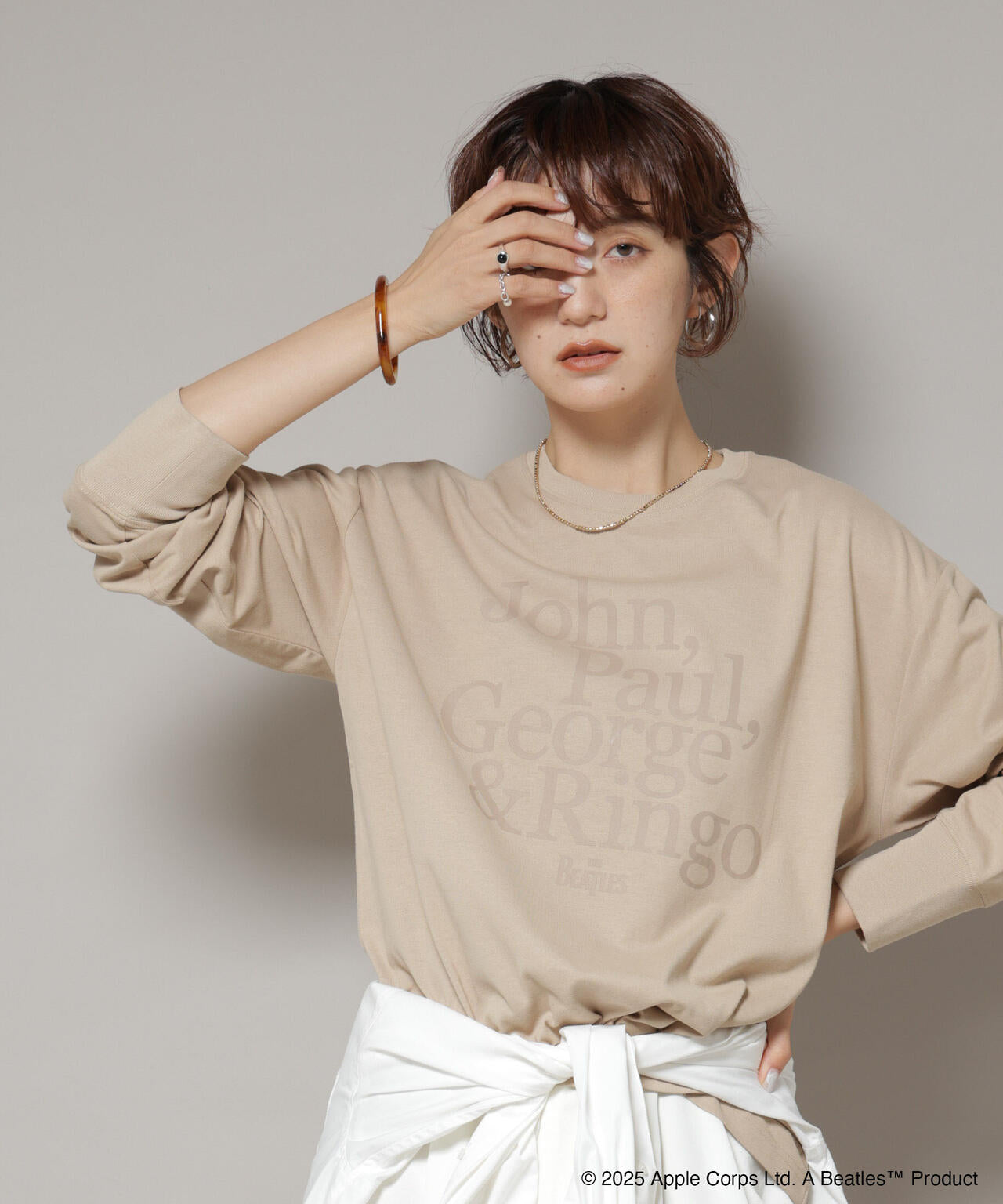 GOOD ROCK SPEED×Anti Soaked(R) 汗染み防止 BEATLES ロンT 6695223301