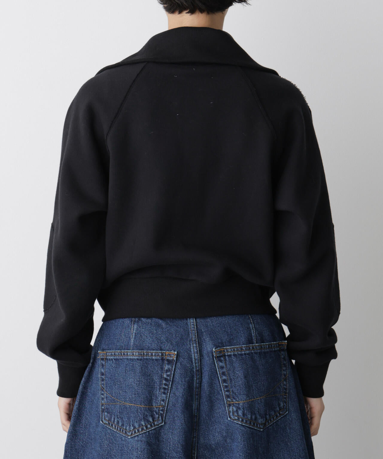 「STEVELOUR」コンパクトダブルジップスウェット 6695223310