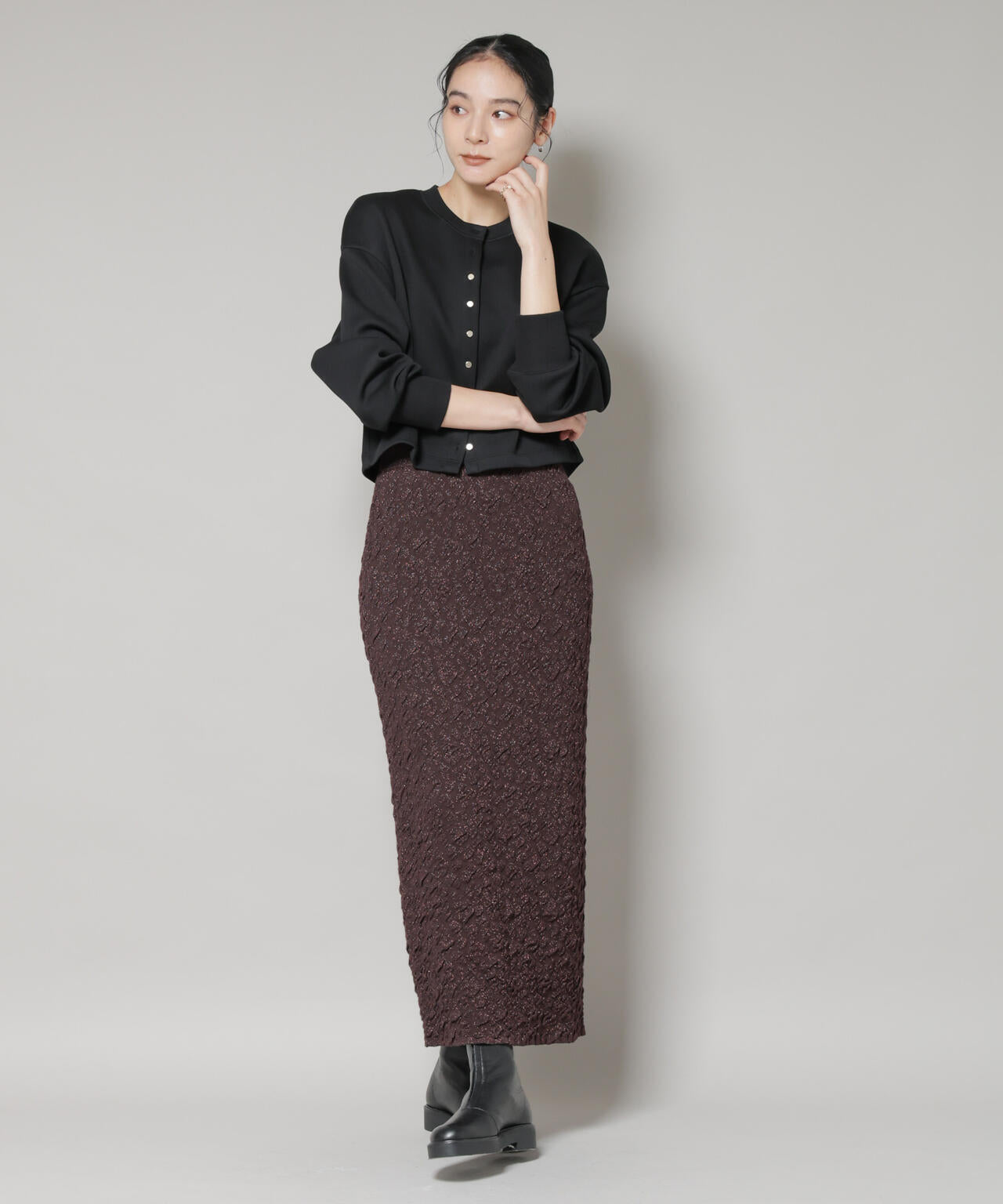 ダンボールタックカーディガン 6695223312