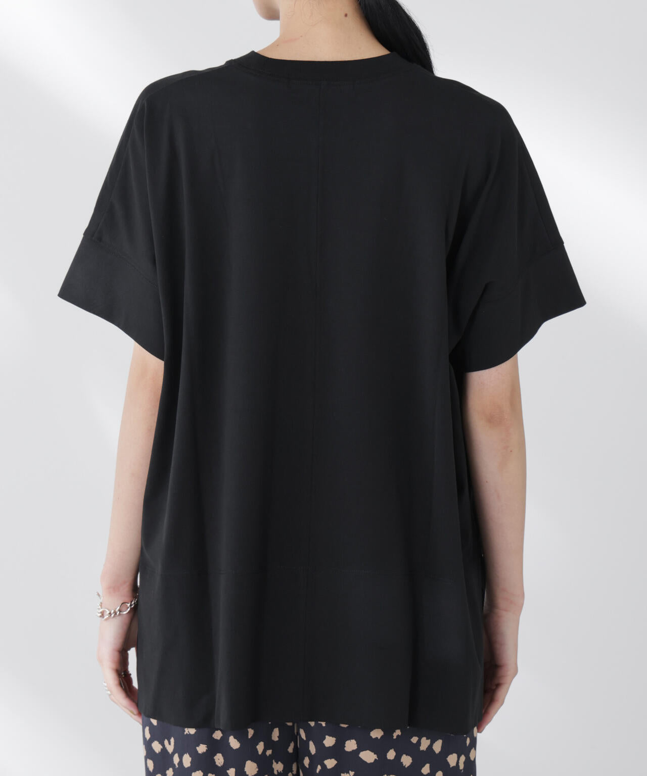 NANOFINE強撚コットンワイドTシャツ 6695224304