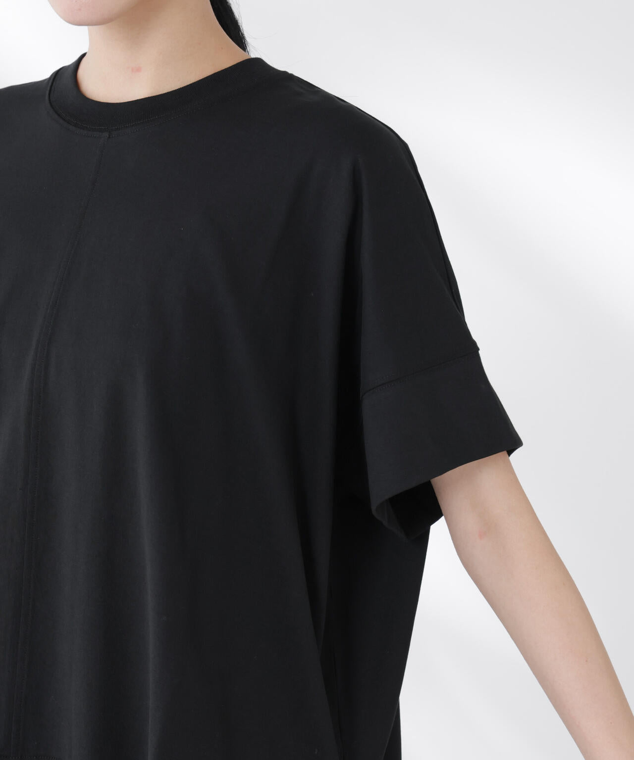 NANOFINE強撚コットンワイドTシャツ 6695224304