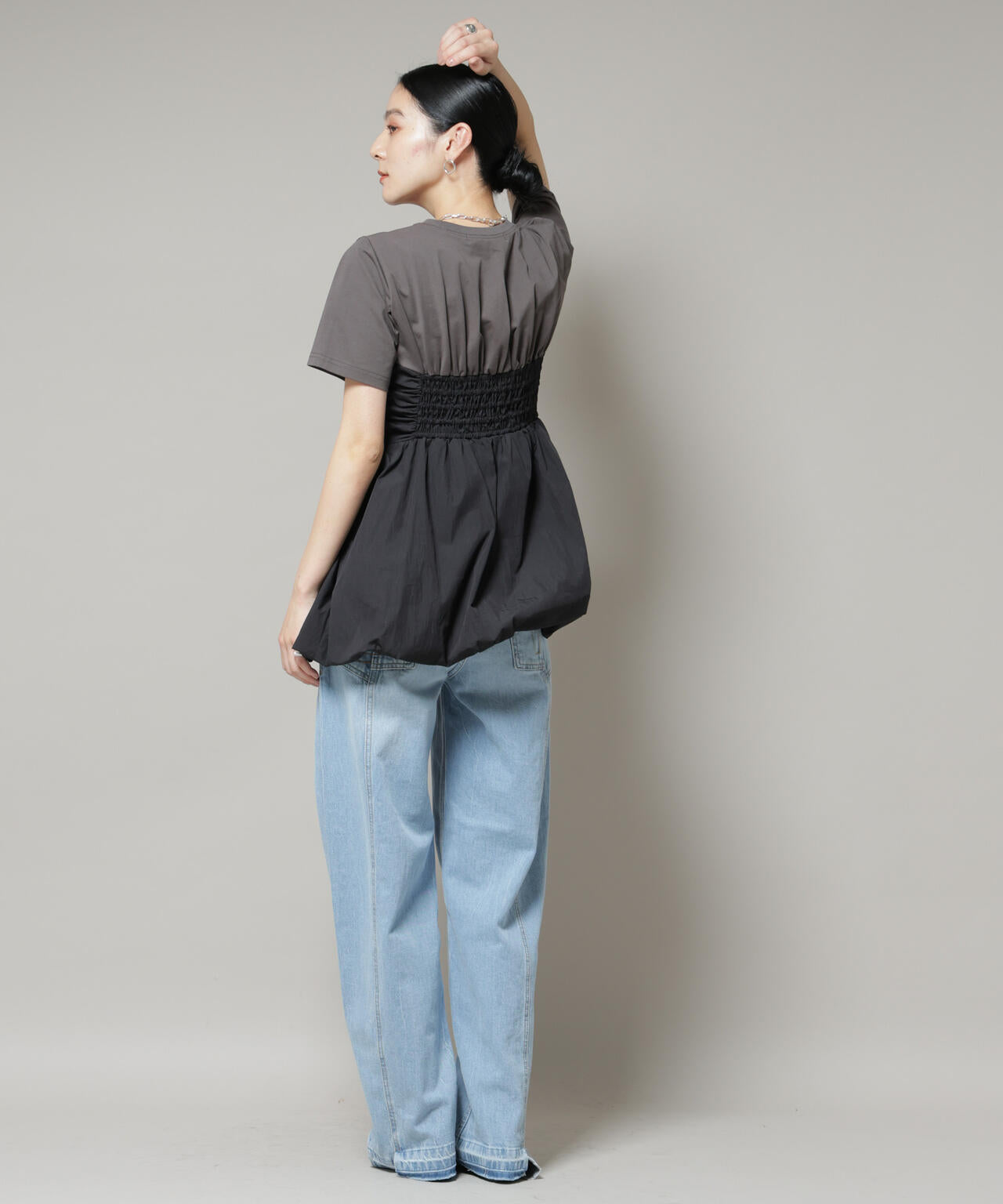 バルーンビスチェドッキングトップス 6695224307