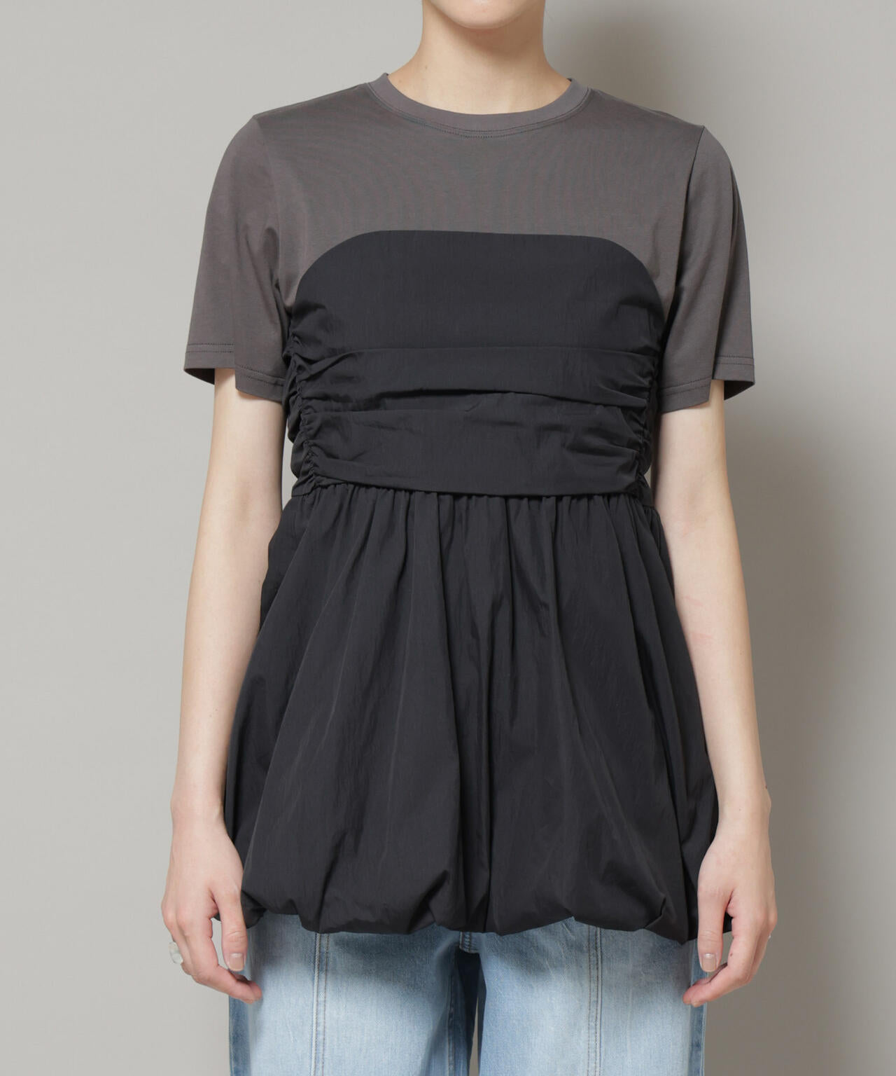 バルーンビスチェドッキングトップス 6695224307