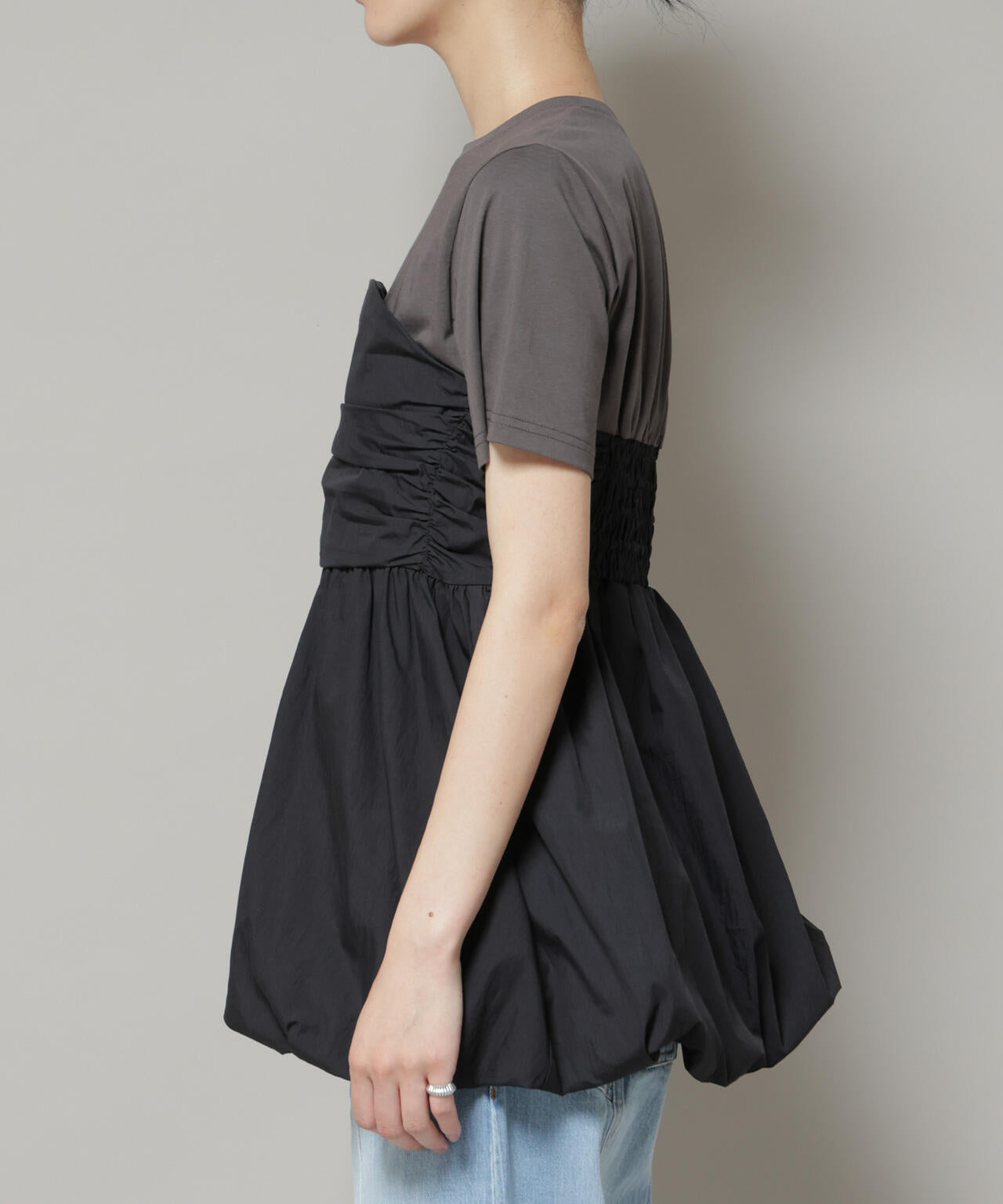 バルーンビスチェドッキングトップス 6695224307