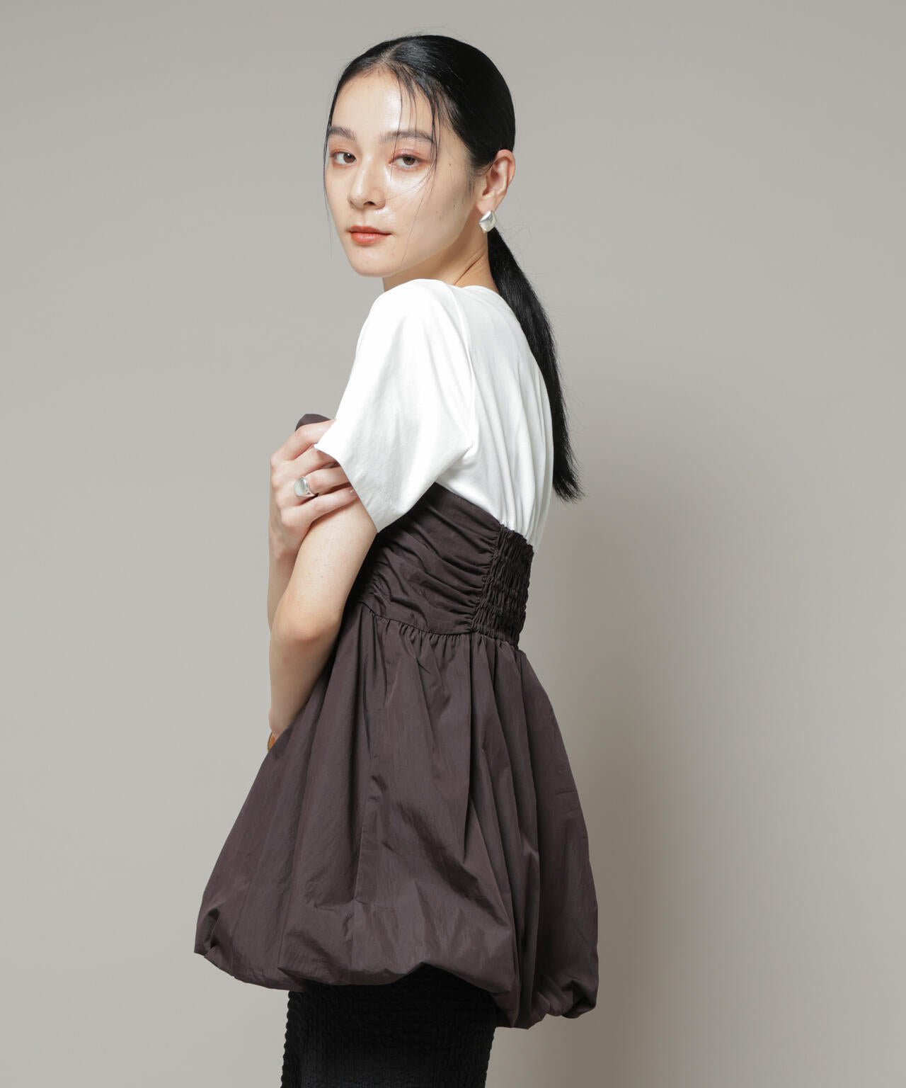 バルーンビスチェドッキングトップス 6695224307