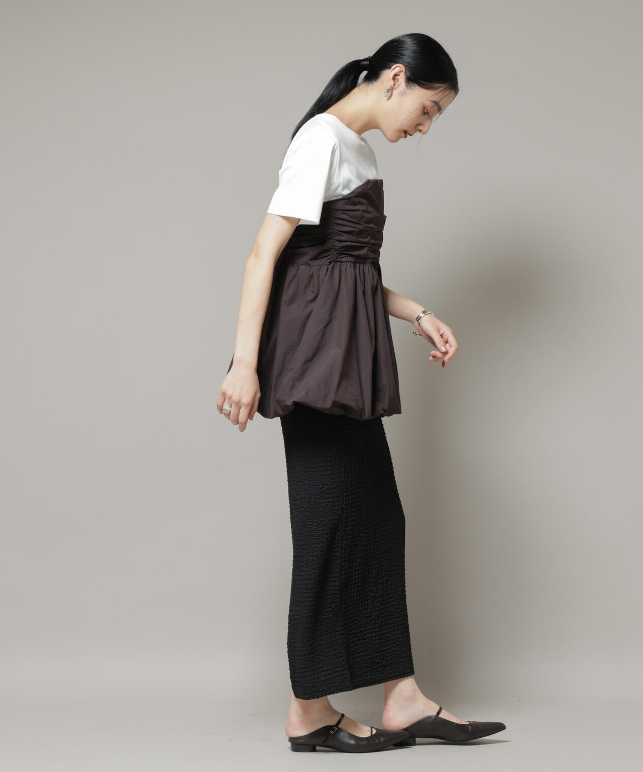 バルーンビスチェドッキングトップス 6695224307