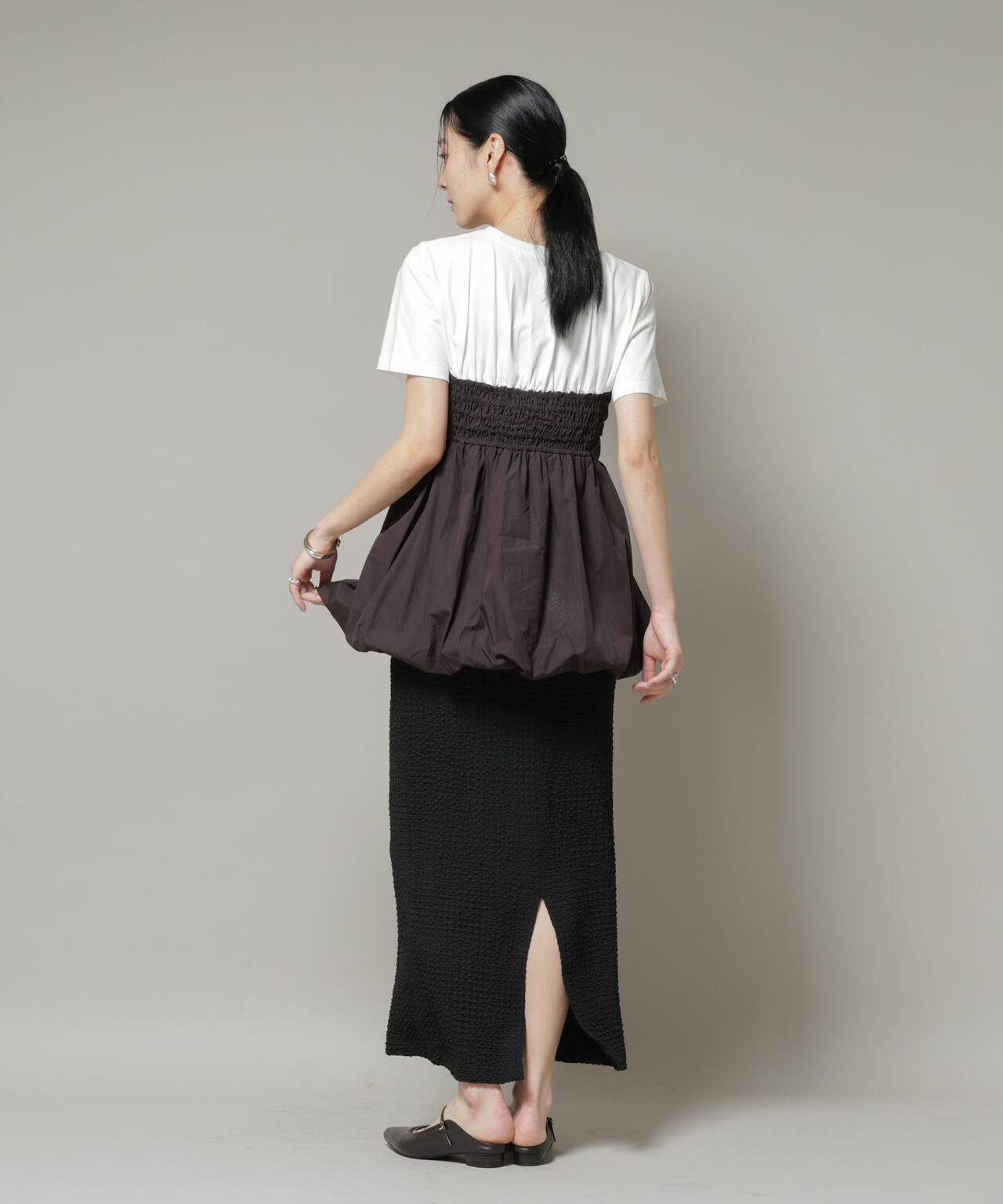 バルーンビスチェドッキングトップス 6695224307