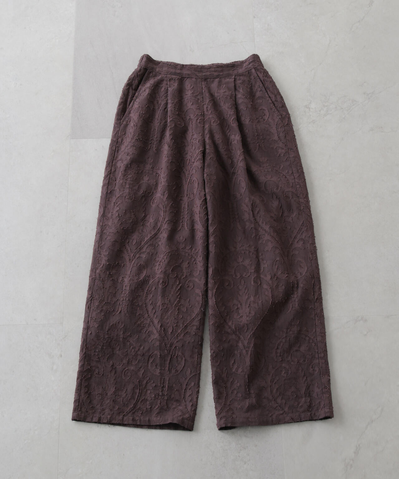 made in india カットワークジャカードパンツ(セットアップ可) 6695227300