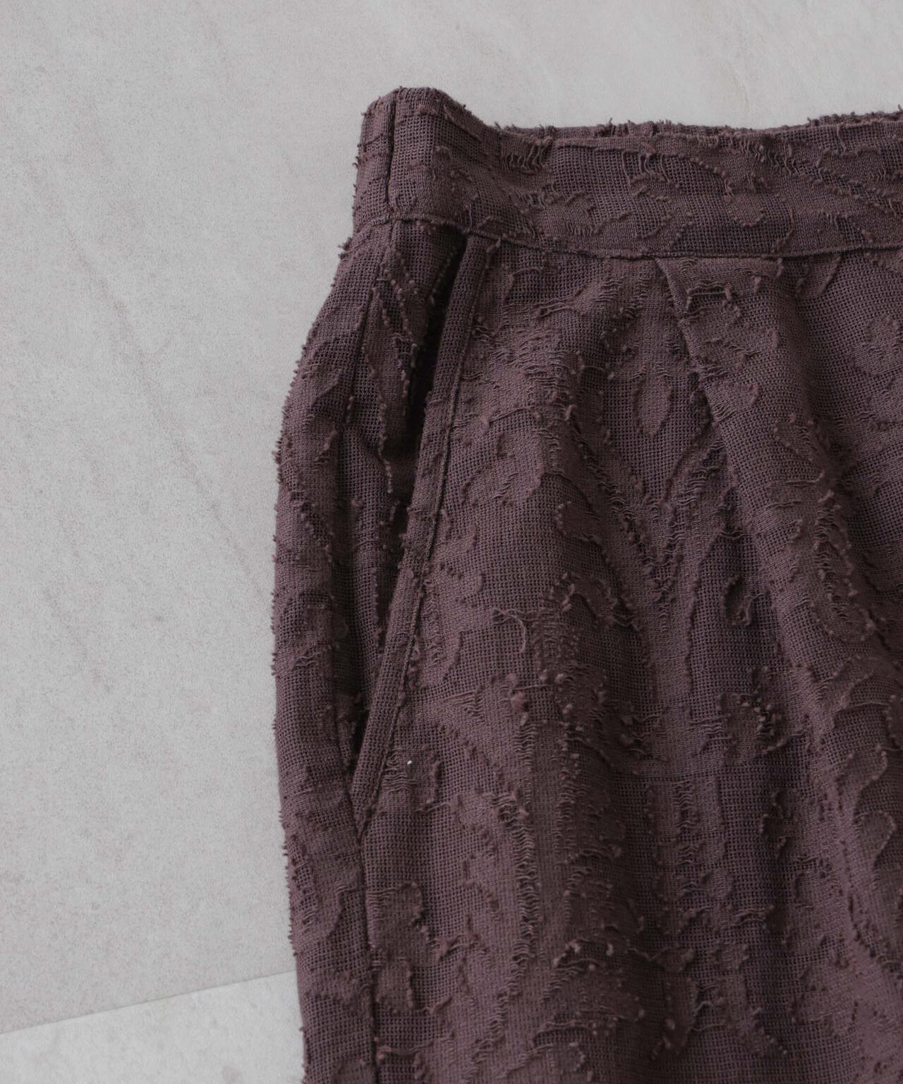 made in india カットワークジャカードパンツ(セットアップ可) 6695227300