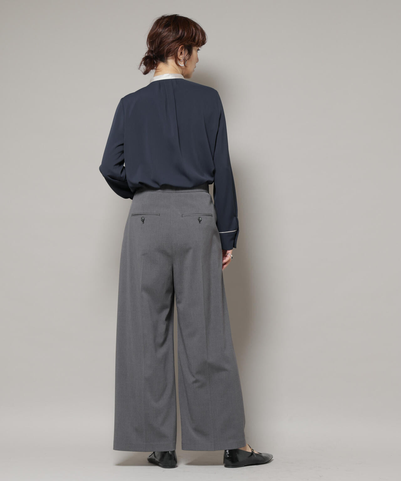 ドライウェザーストレッチ2タックワイドパンツ(セットアップ可) 6695227302