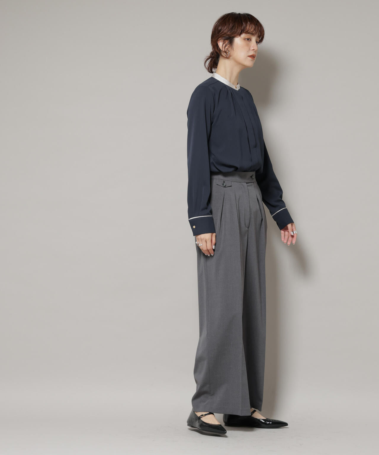 ドライウェザーストレッチ2タックワイドパンツ(セットアップ可) 6695227302