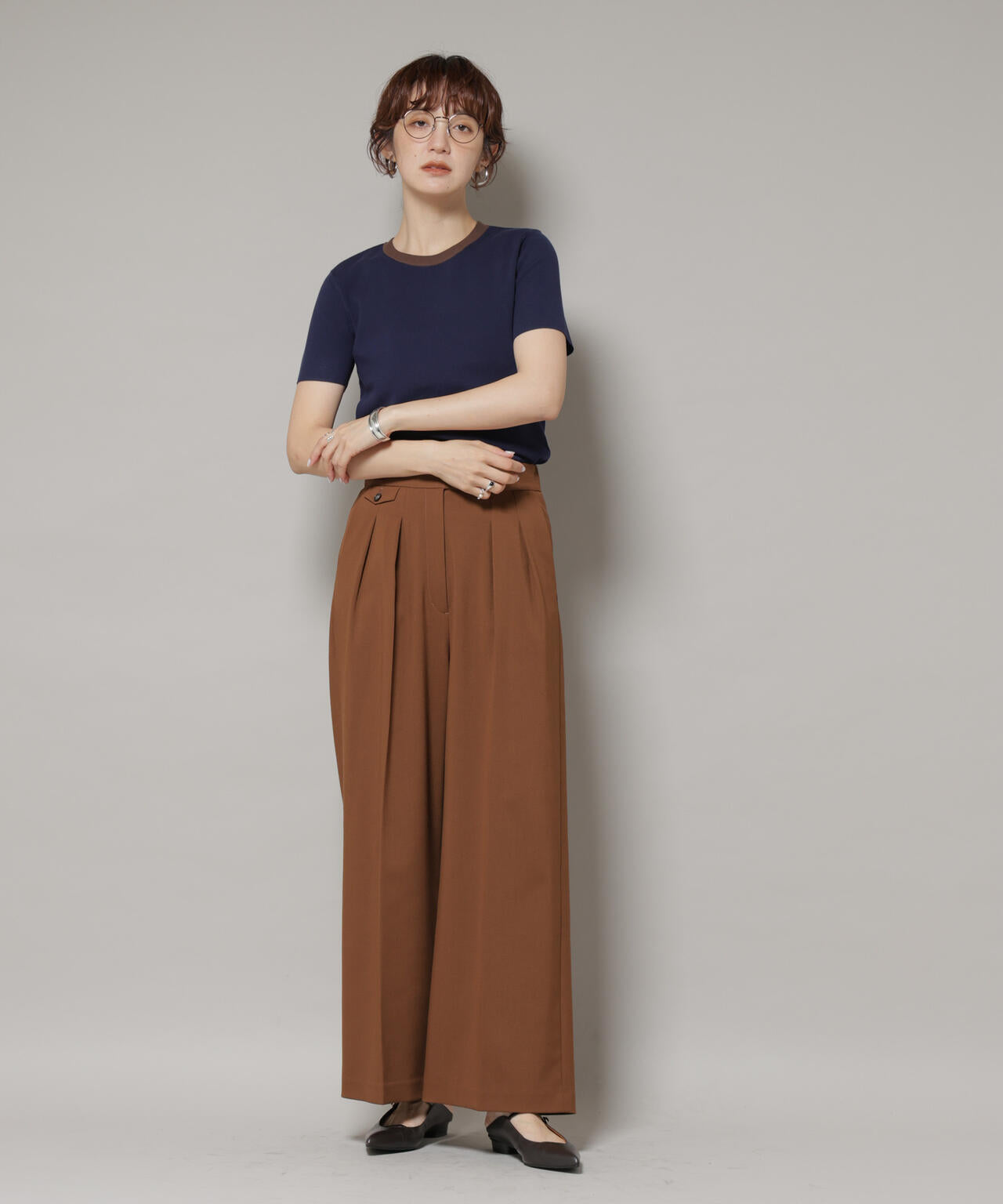 ドライウェザーストレッチ2タックワイドパンツ(セットアップ可) 6695227302