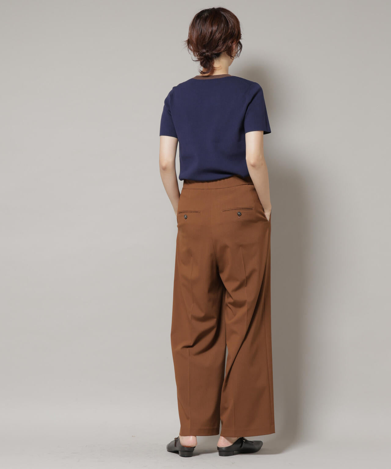 ドライウェザーストレッチ2タックワイドパンツ(セットアップ可) 6695227302