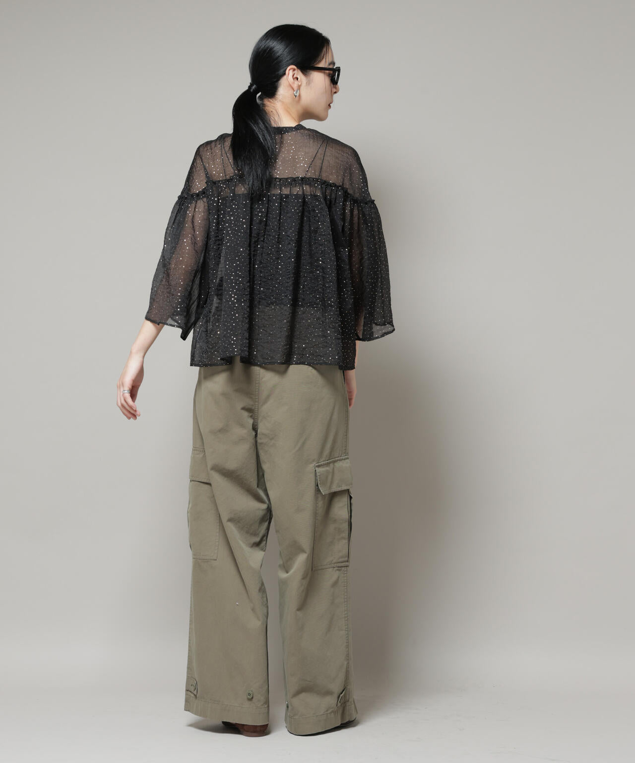 サイドポケットワイドチノパンツ 6695227304