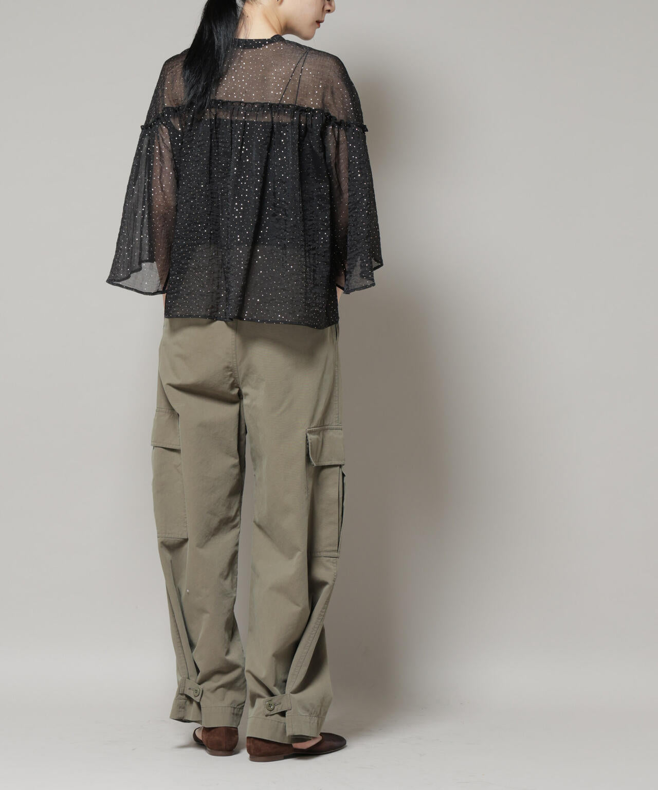 サイドポケットワイドチノパンツ 6695227304