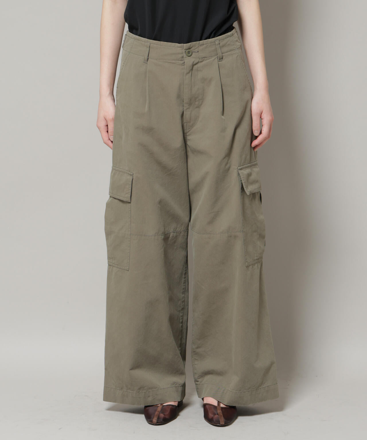 サイドポケットワイドチノパンツ 6695227304