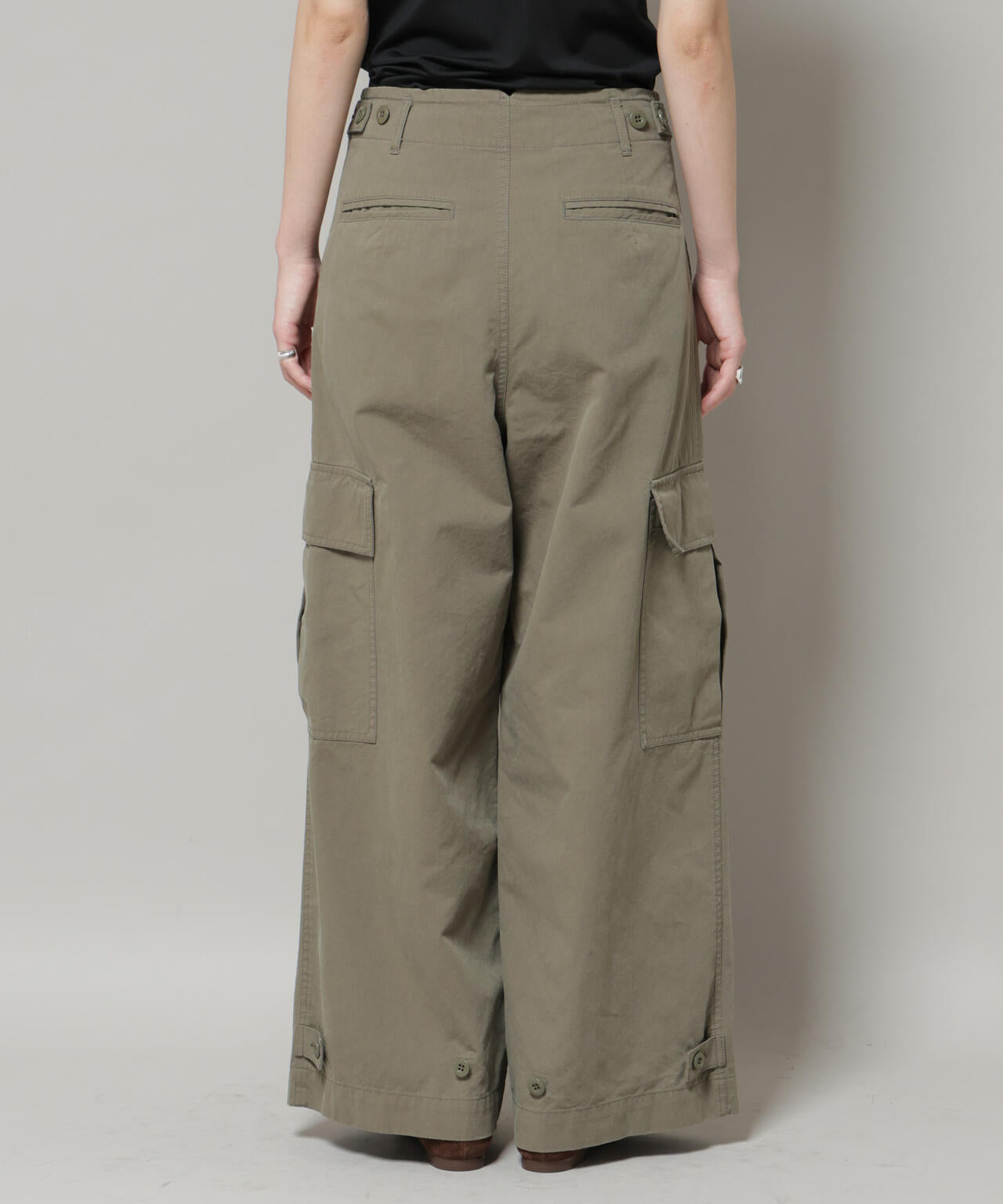 サイドポケットワイドチノパンツ 6695227304