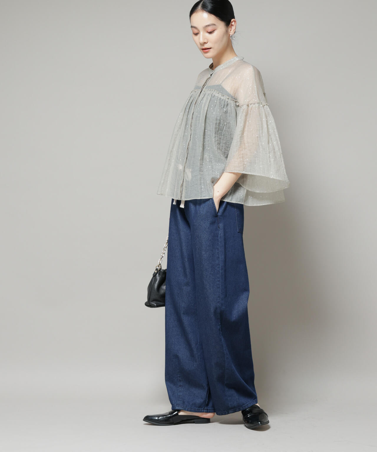 ドロストデニムパンツ(セットアップ可) 6695227308