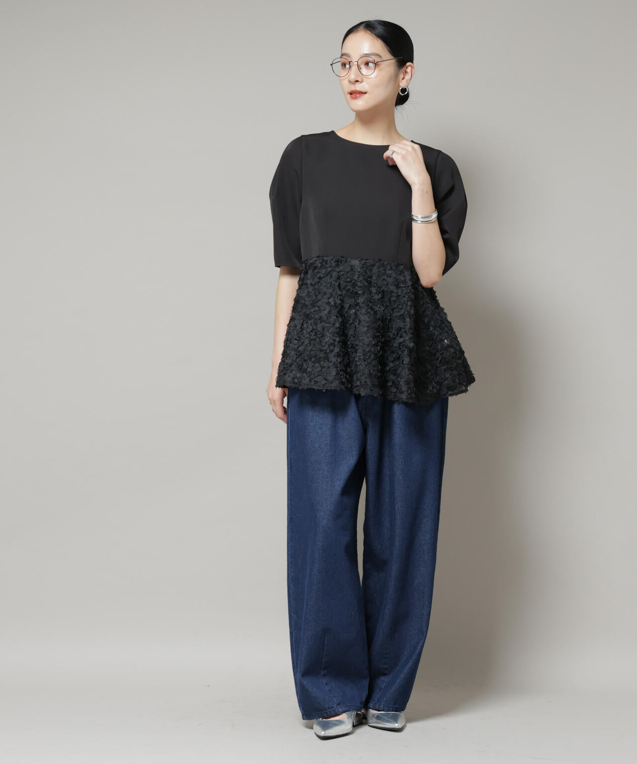 ドロストデニムパンツ(セットアップ可) 6695227308