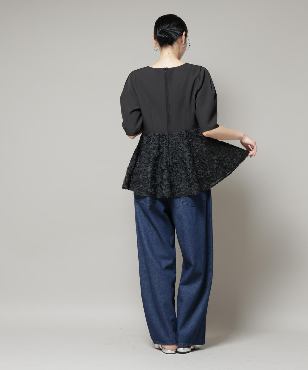 ドロストデニムパンツ(セットアップ可) 6695227308