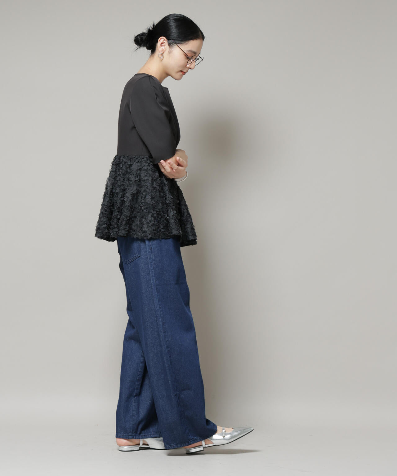 ドロストデニムパンツ(セットアップ可) 6695227308