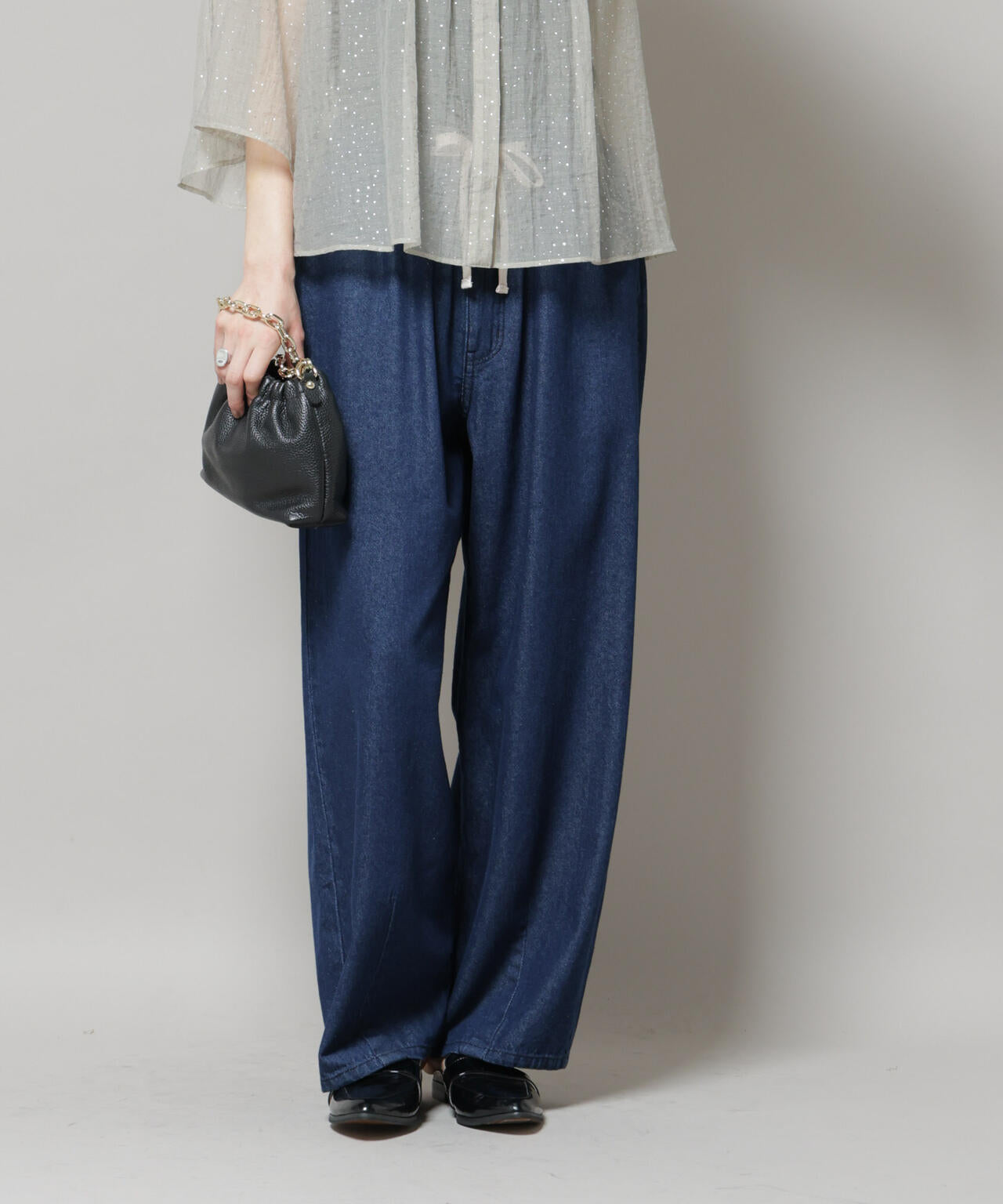 ドロストデニムパンツ(セットアップ可) 6695227308