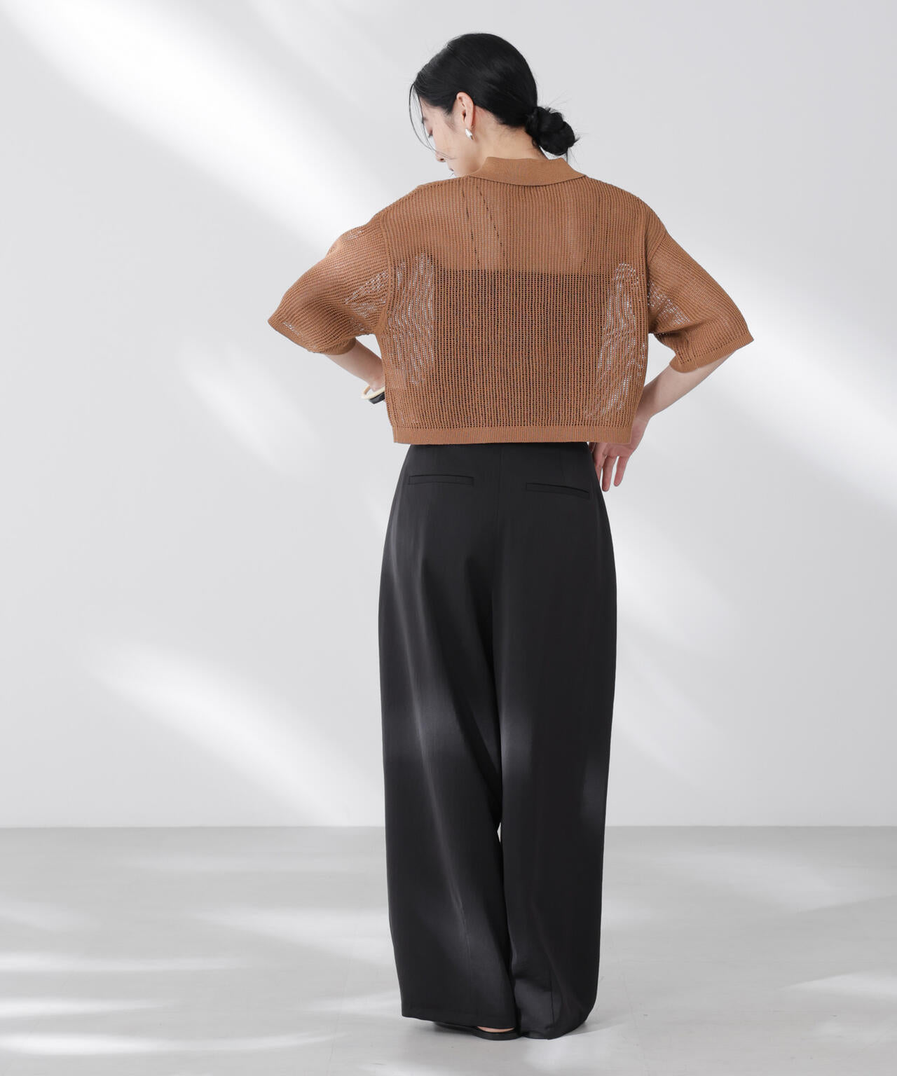 ダルサテンカーブタックパンツ 6695227311