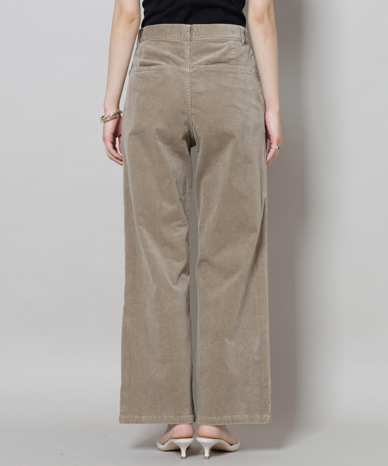 コーデュロイワイドパンツ 6695227313