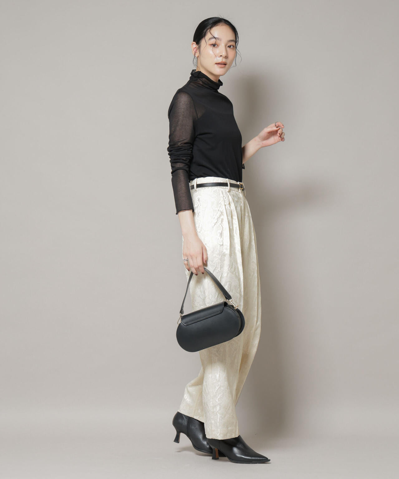 ジャガードタックパンツ 6695227317