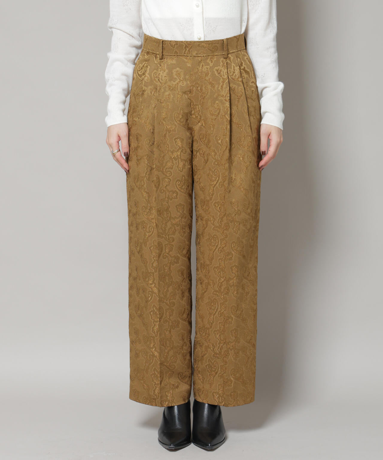 ジャガードタックパンツ 6695227317