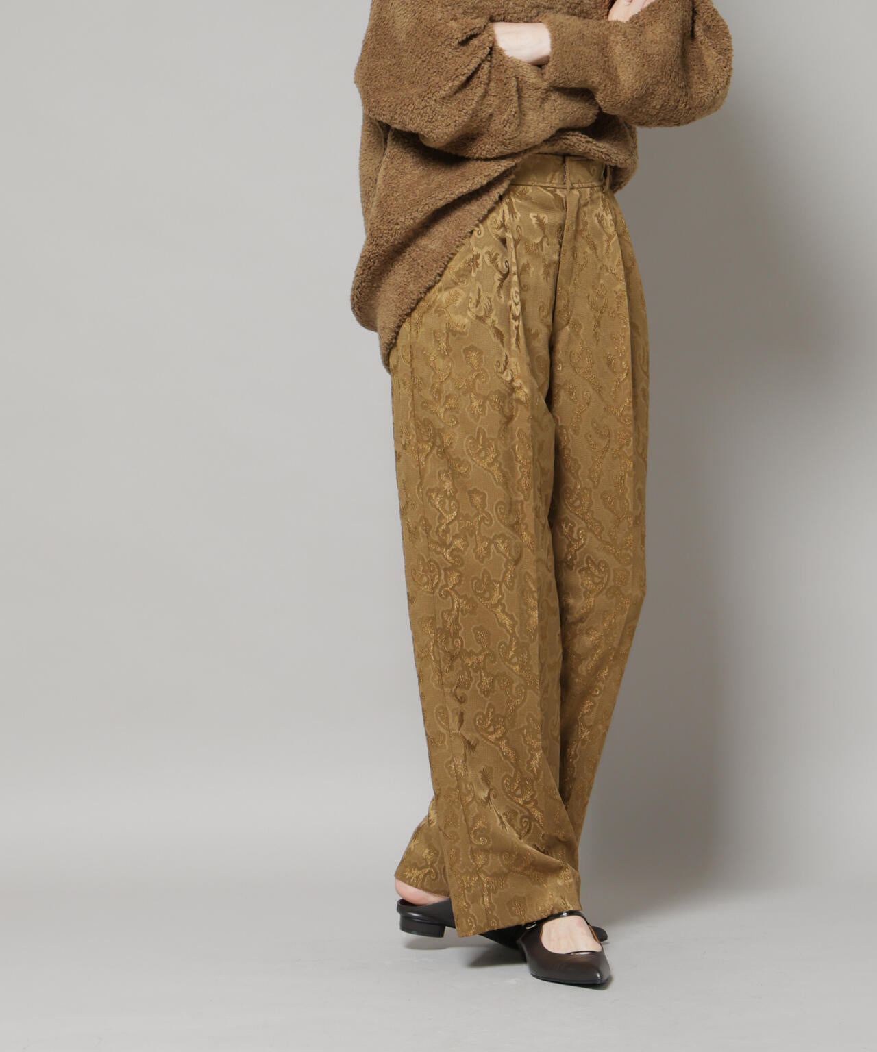 ジャガードタックパンツ 6695227317