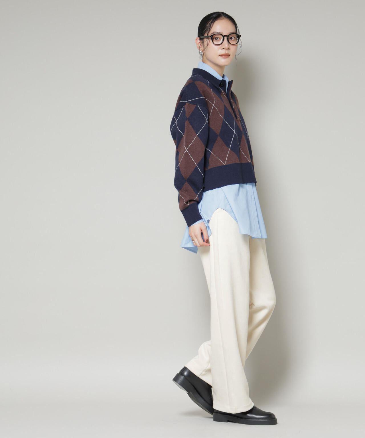 フェイクスエードタックパンツ 6695227322