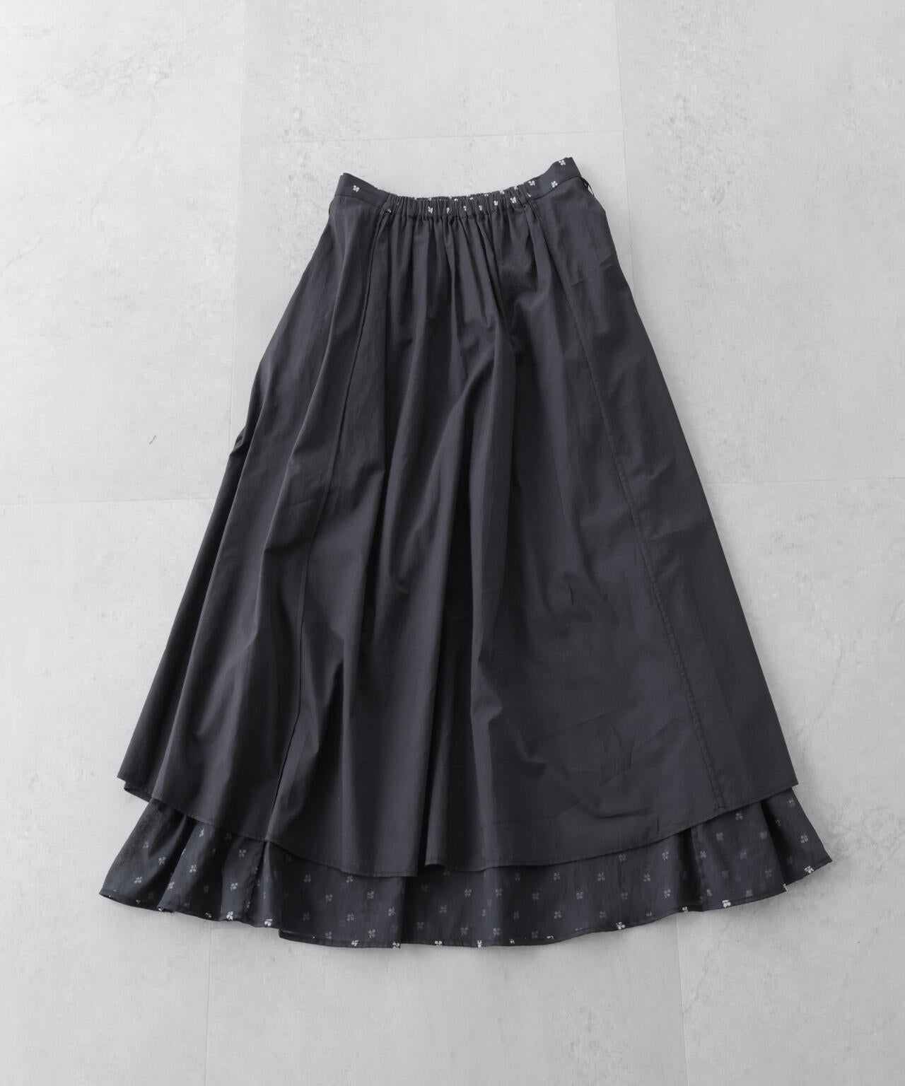 made in india コットンフロッキーフラワースカート 6695230300