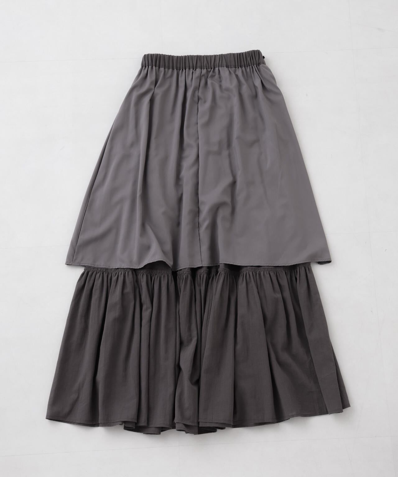 コットンシフォンティアードスカート 6695230302