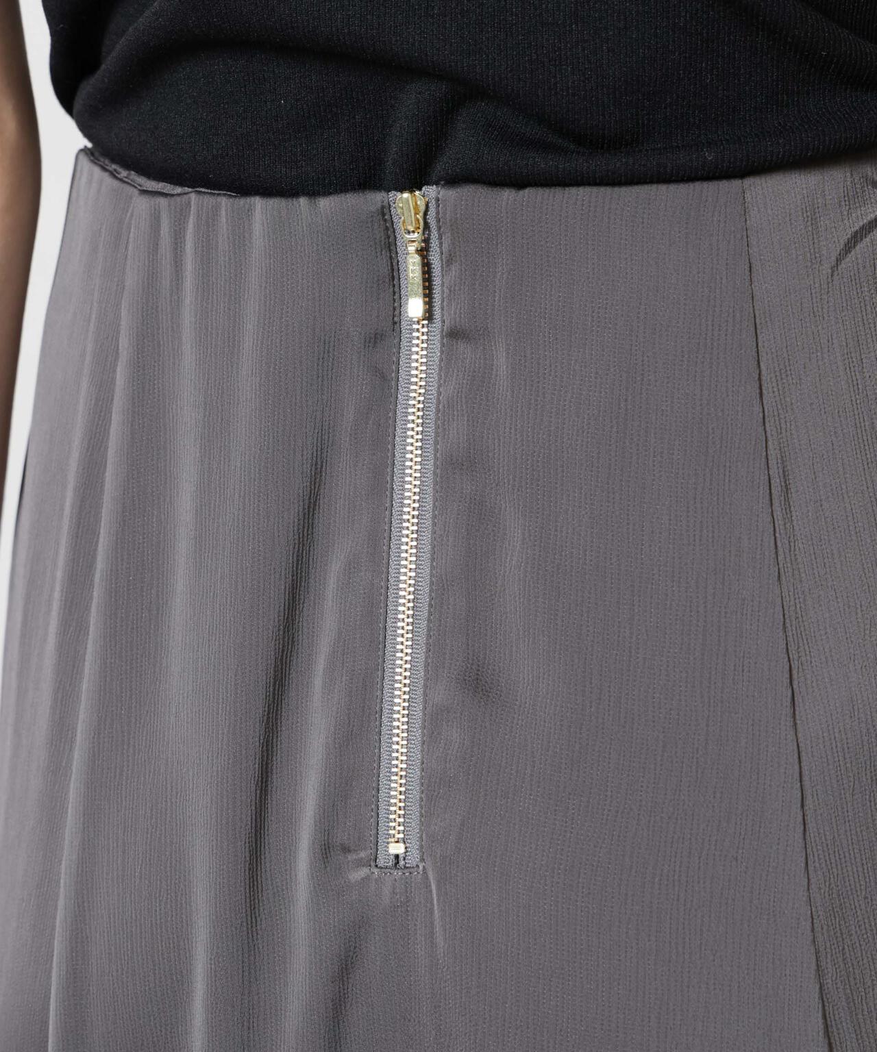 サテンフレアマキシスカート(セットアップ可) 6695230306