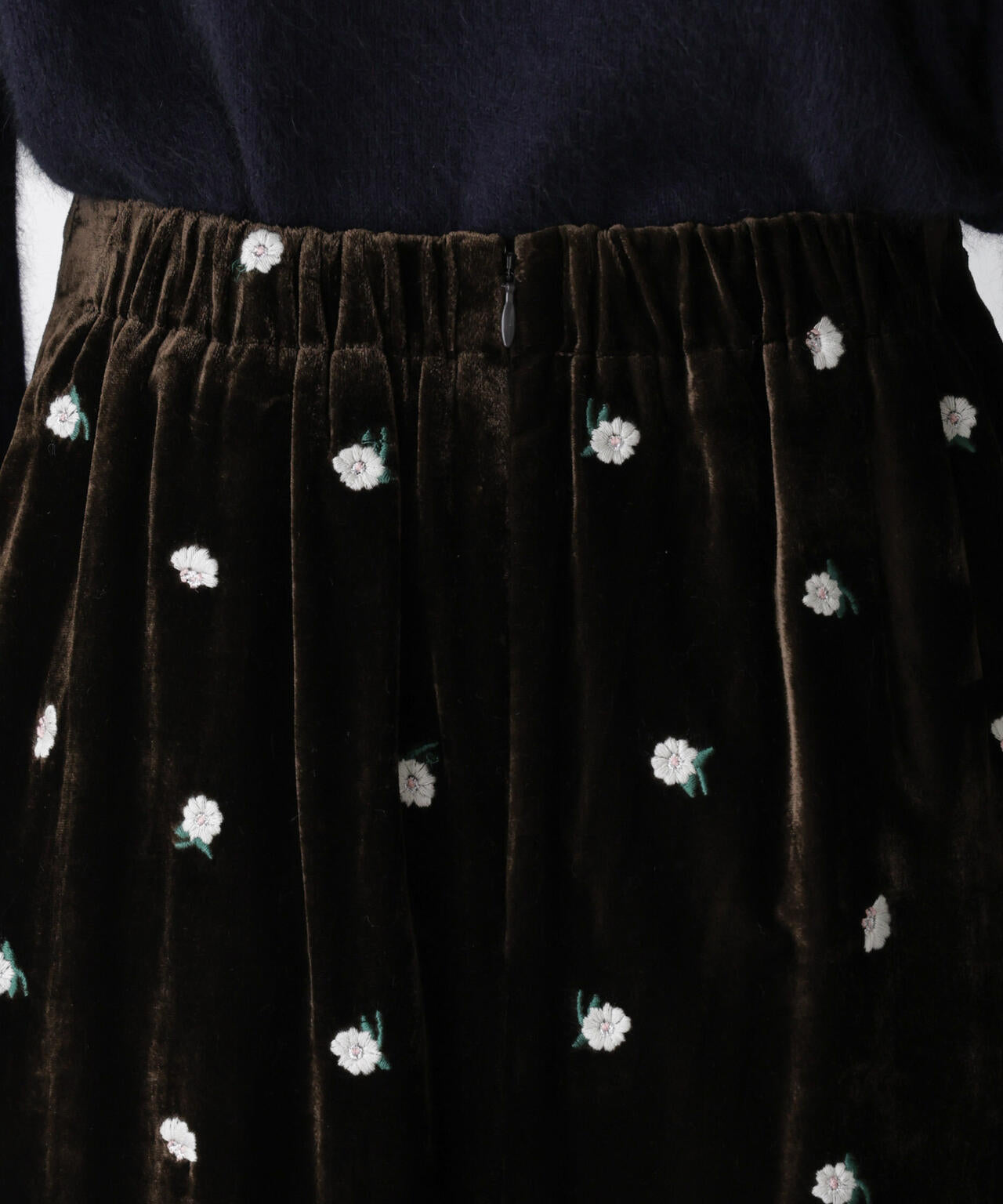 「STEVELOUR」ベロアブルームロングスカート(セットアップ可) 6695230310