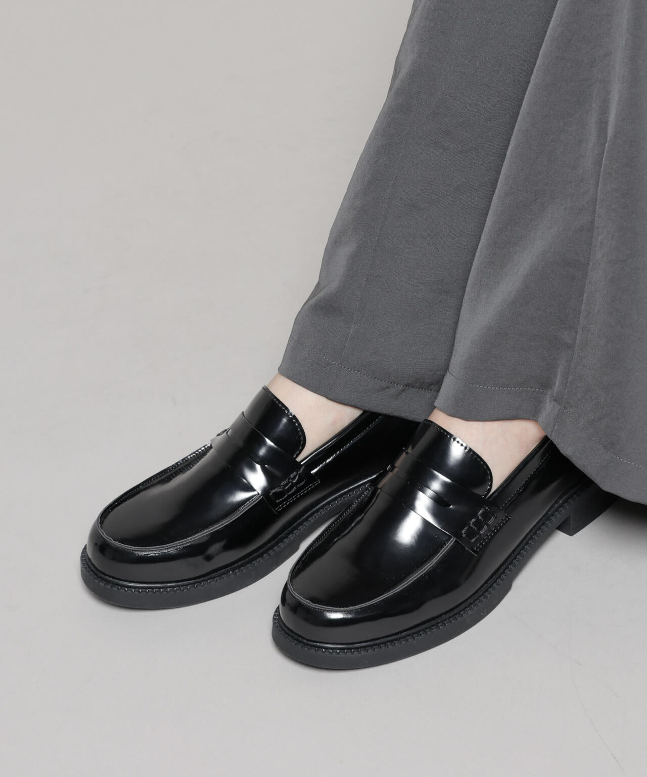 ラバーソールローファー 6695233306