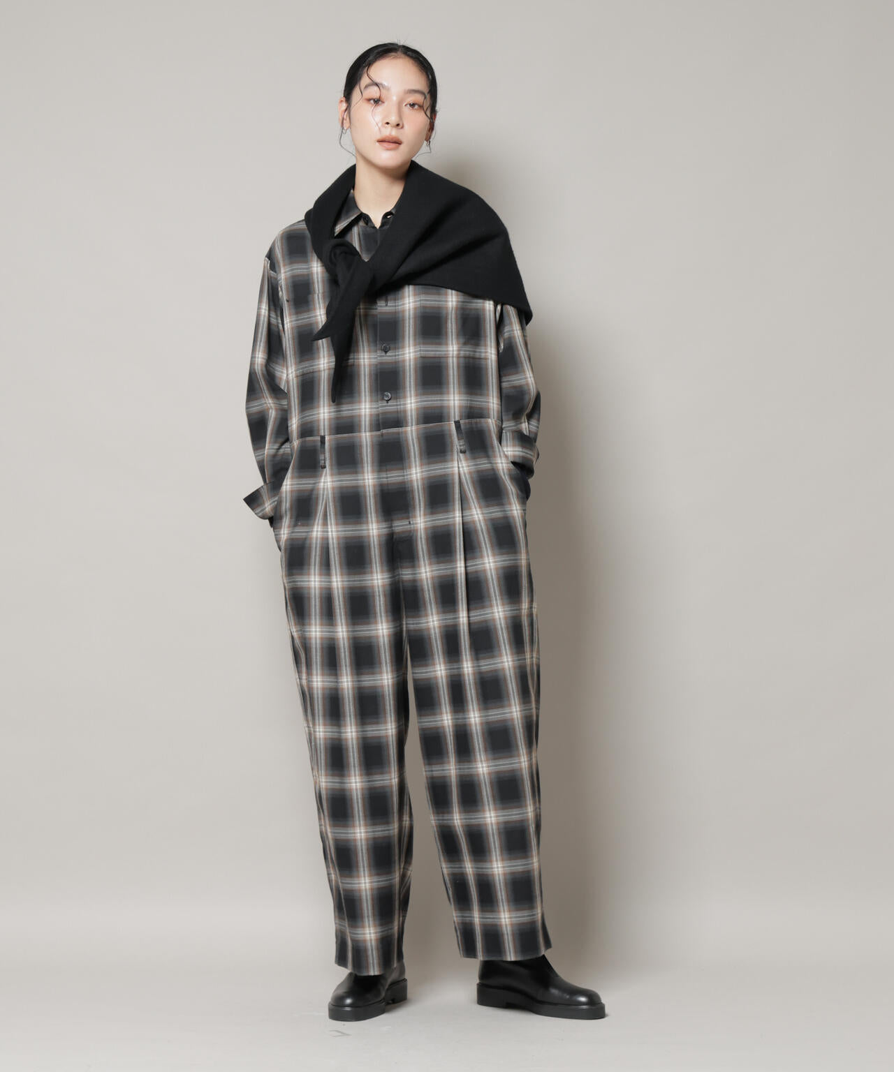 SUPER110blend リバー三角ストール 6695241301